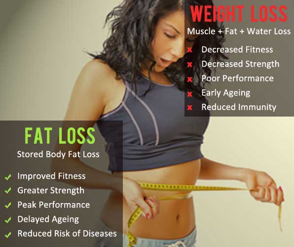 Body Fat Loss Versus Weight Loss