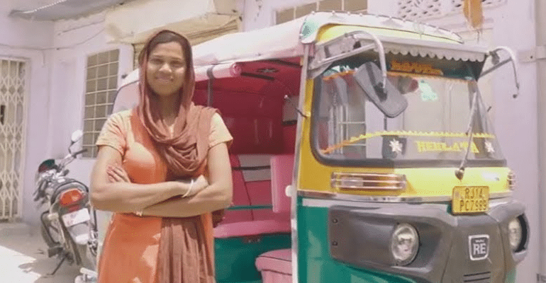 Auto Rickshaw Porn - Hemlata Kushwaha Singh - Jaipur's First Woman Auto-Rickshaw Driver