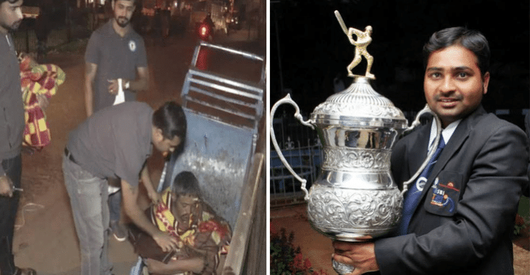 India’s Ex-Captain Of Blind Cricket Team Celebrated New Year By Distributing Food And Blankets