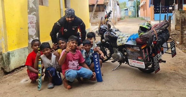 Riding On His Bullet, Kerala Man Distributes 3000+ Food Packets In Underprivileged Regions