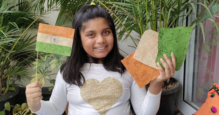 This 11-YO Eco-Warrior Is Turning Vegetable Waste Into Paper