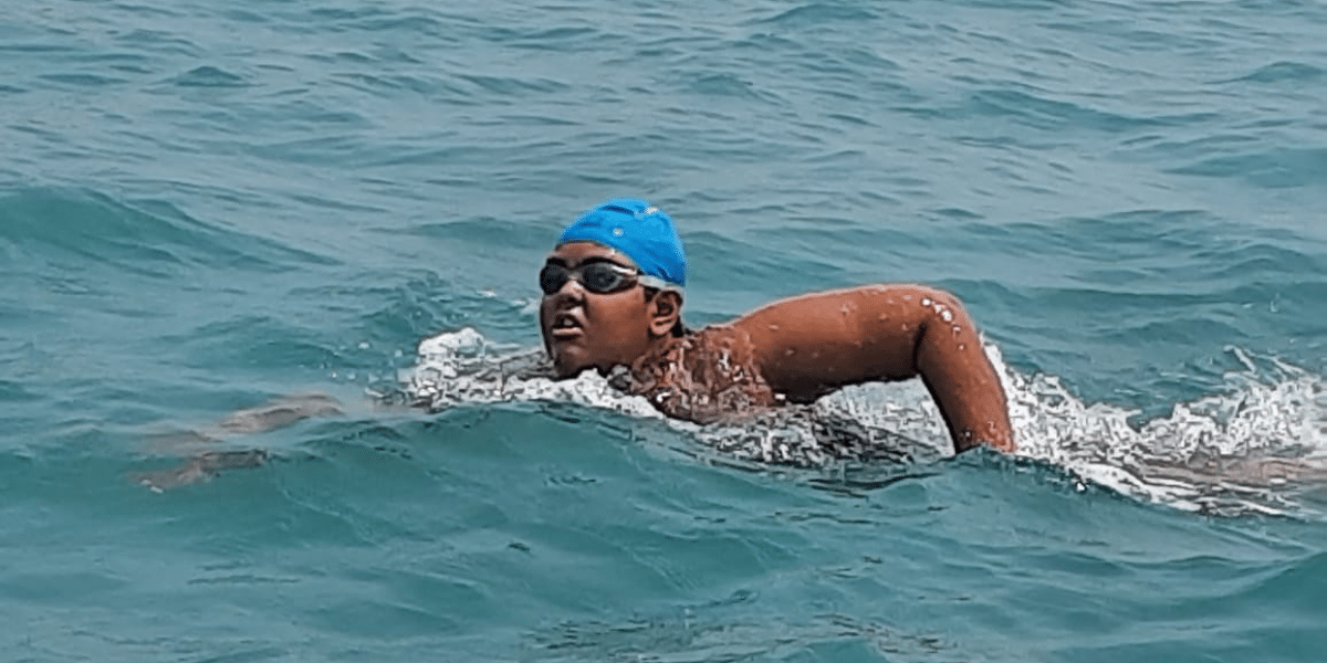 Autistic Teen Girl From Mumbai Creates Record By Swimming Across Palk Strait