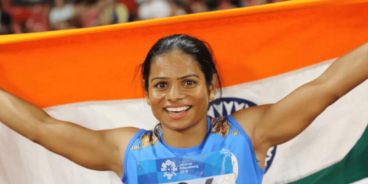 Indian Sprinter Dutee Chand Unfurls Pride Flag At Commonwealth Games