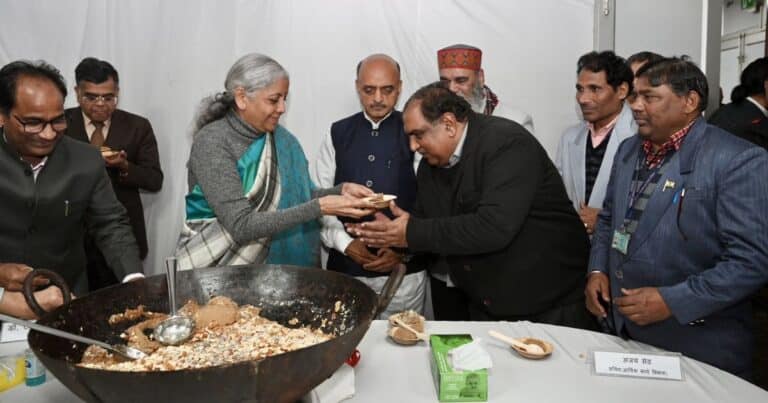 What is the halwa ceremony during budget?
